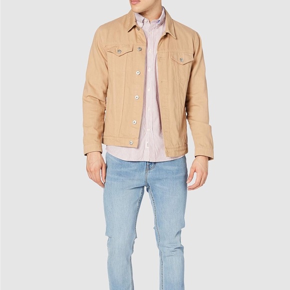 Hackett London Cotton linen blend striped slim fit button down - Picture 3 of 13